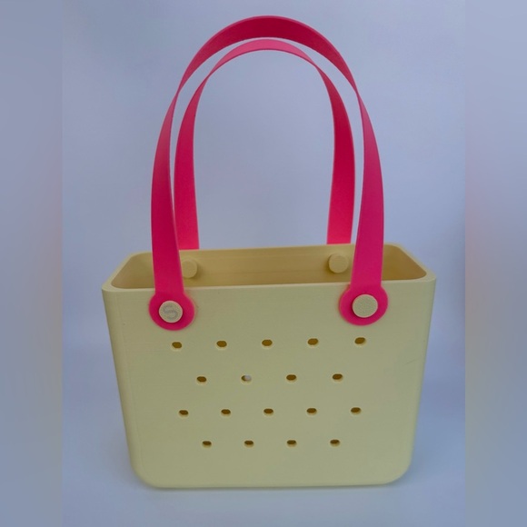 3D Printed small Miniature Bag purse yellow/pink - Picture 2 of 12